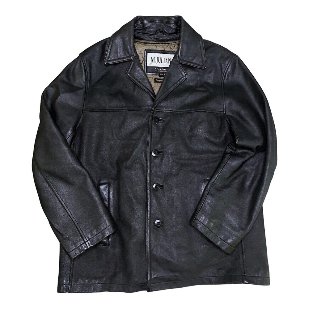 Wilson’s Leather Coat Dean Winchester Supernatural Lined Long Western Men’s L